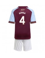 Aston Villa Ezri Konsa #4 Kotipaita Lasten 2025-26 Lyhythihainen (+ shortsit)